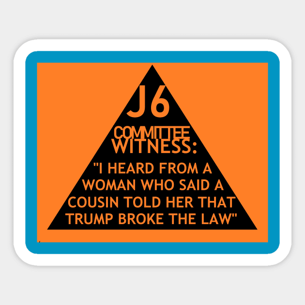 J6 Witless Witness Sticker by Limb Store